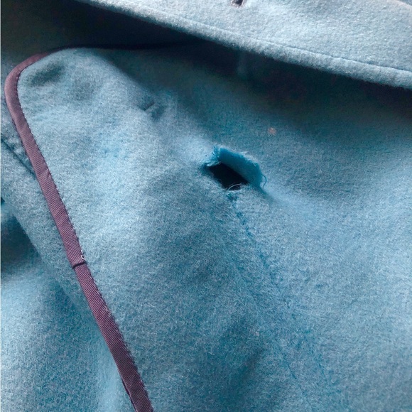 Burberry Wool Coat A-line fit - Picture 12 of 12